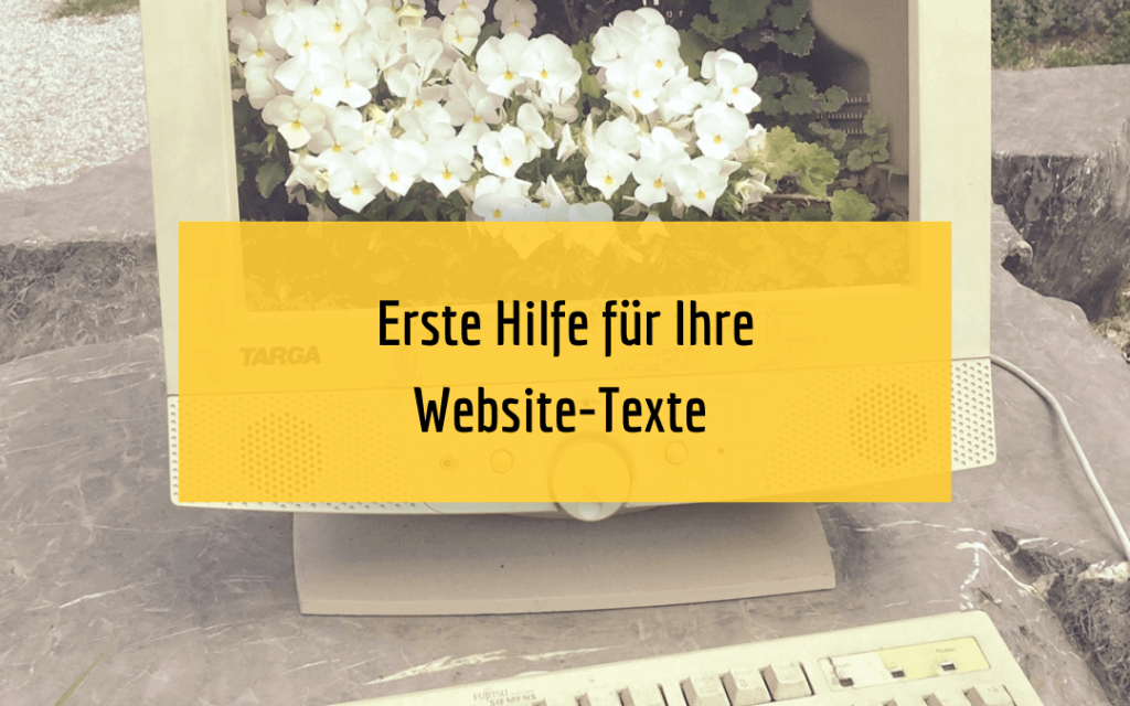 Schreibberatung Website-Texte